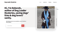 Desktop Screenshot of dogleadermysteries.com