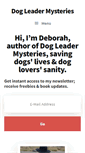 Mobile Screenshot of dogleadermysteries.com